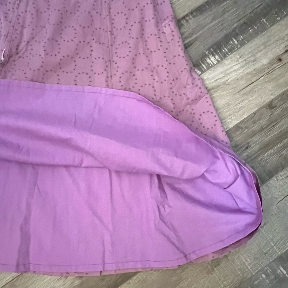 Marc Jacobs pink A-Line Skirt with circle design, zipper, fully lined - Picture 9 of 10